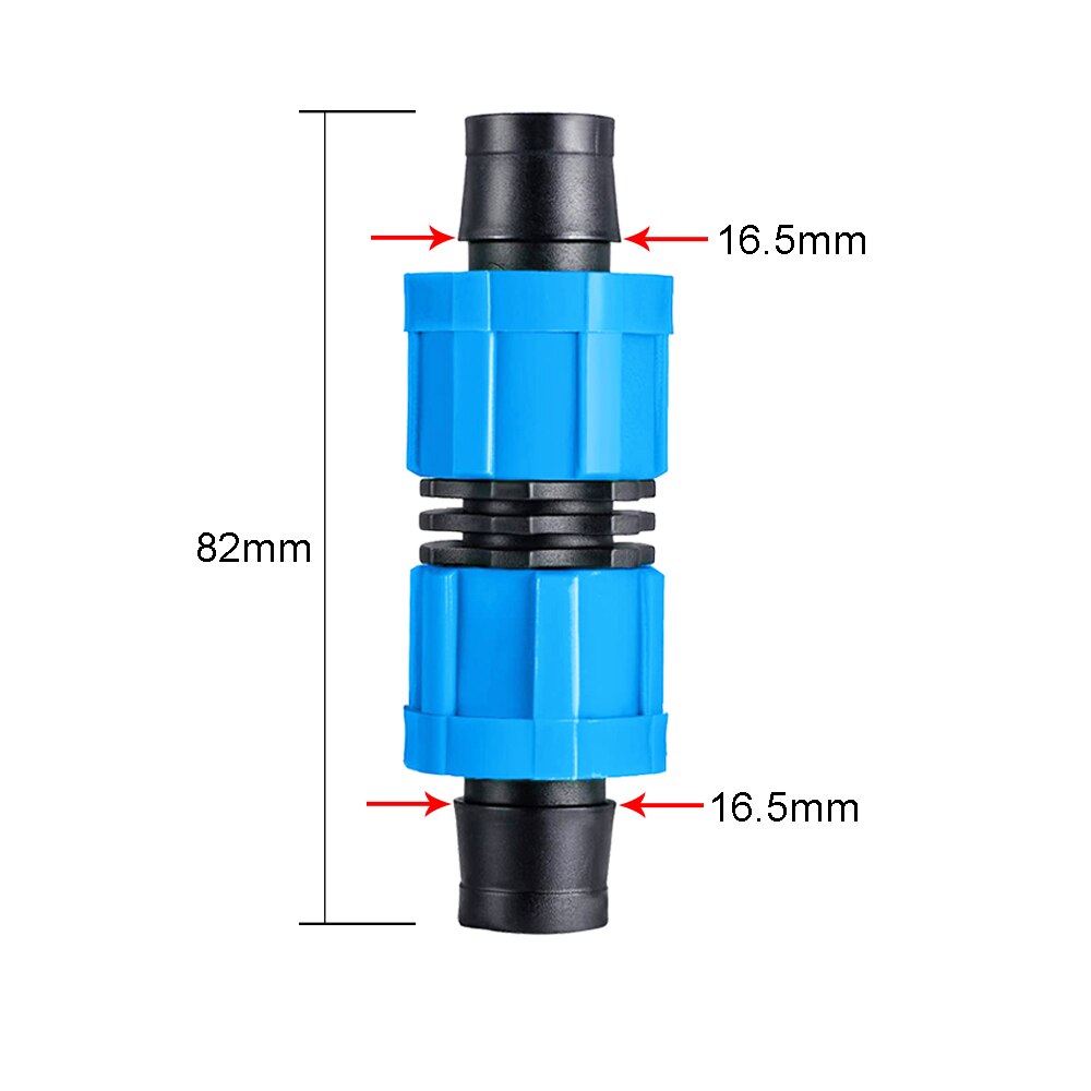 1 Stks 16mm 2-Hole Irrigatie Drip Tape, For Kas Onder Film Irrigatie