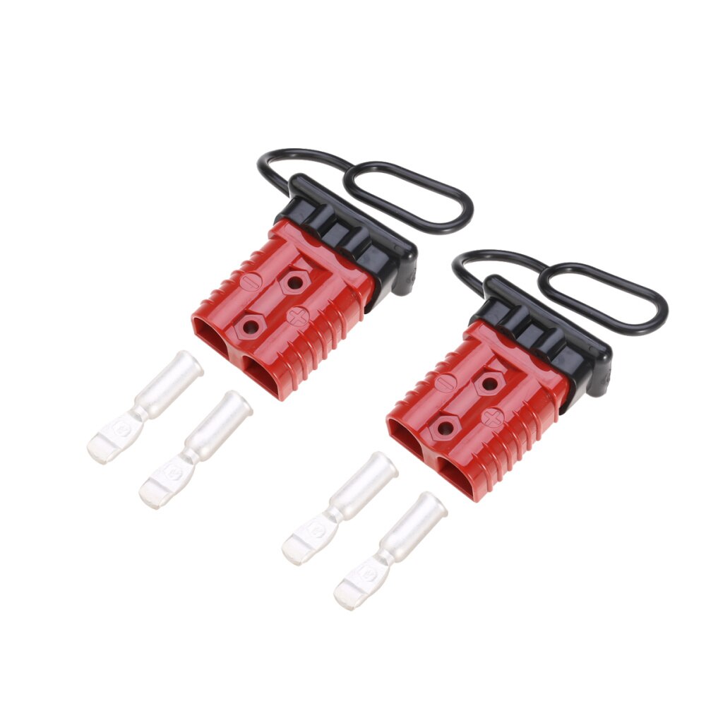 8Stck Fahrer Batterie schnell anschließen Stecker Bausatz 175A Erholung Winde Anhänger (2 * Anschluss Stecker + 4 * Terminal Stifte + 2 * Kappe)