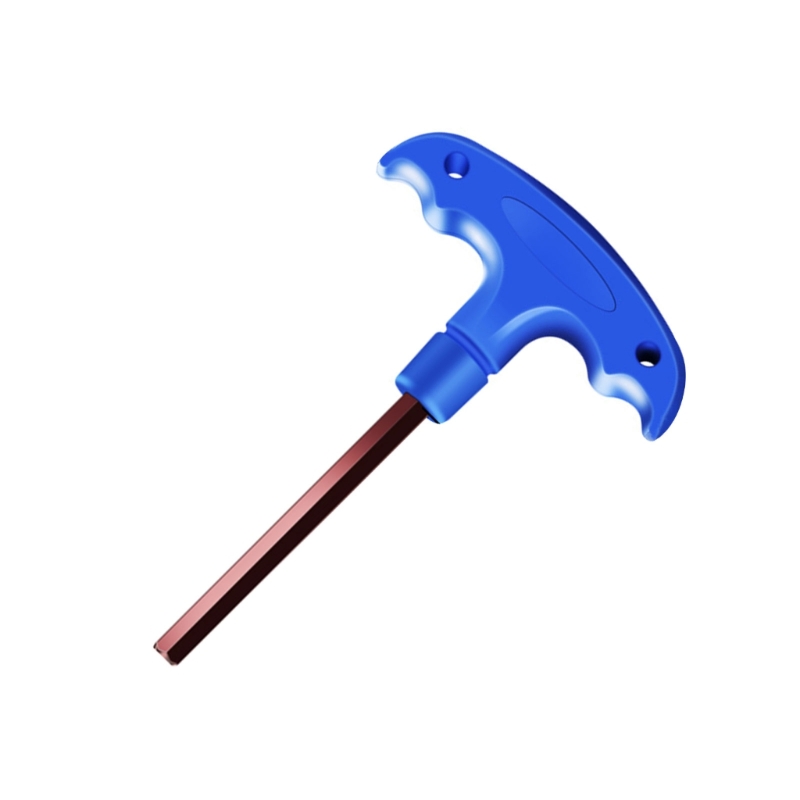 Reliable T-Handle Allen Wrench with Rubber Grip Long Handle Allen Key