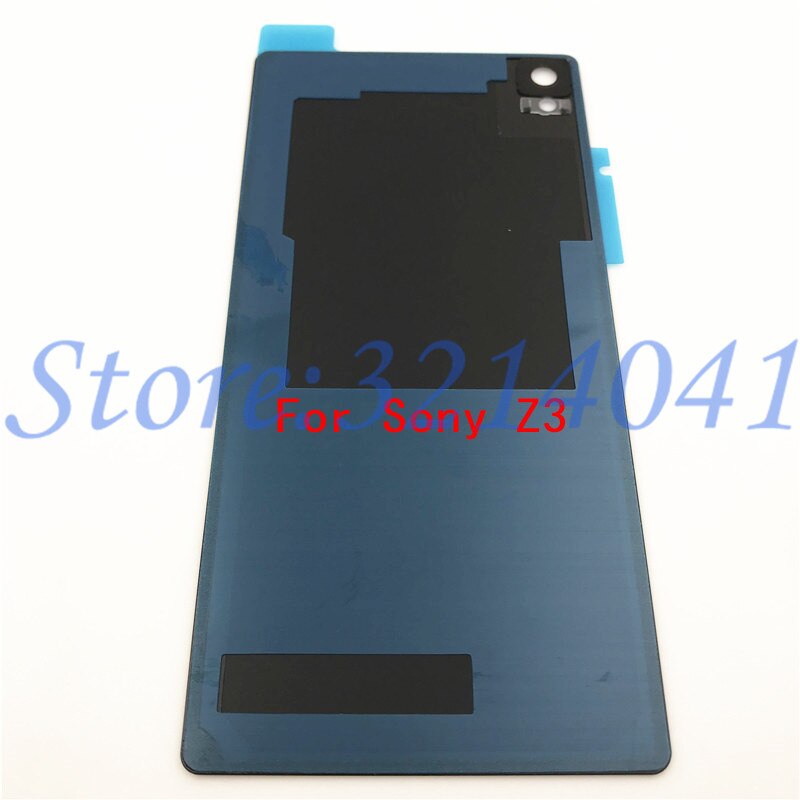 Oryginalna nowa tylna klapka tylna pokrywa baterii obudowa szkło wymiana pokrywy skrzynka dla Sony Xperia Z L36H Z1 Z2 Z3 pokrywa baterii + Logo