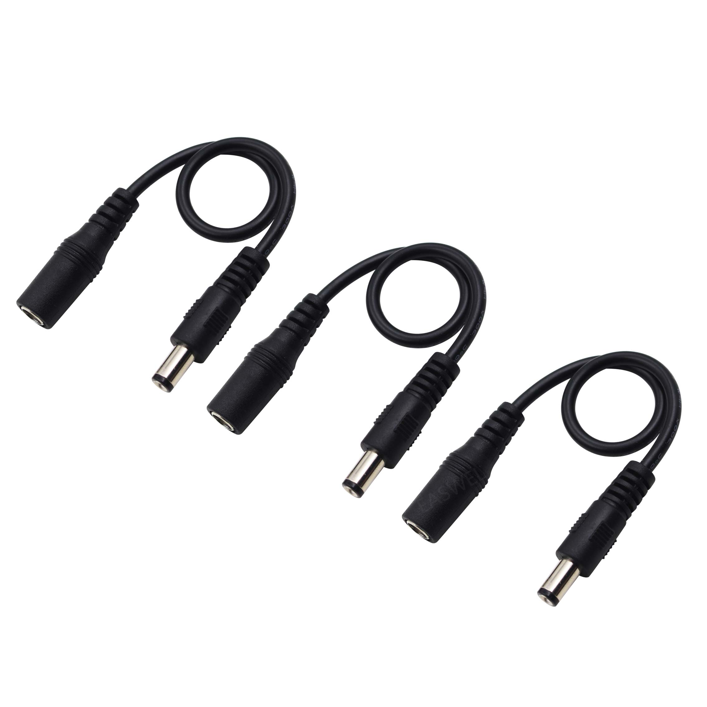 Cable convertidor de polaridad inversa Para pedales de Piano de guitarra, Jack de 5,5 y 2,1mm