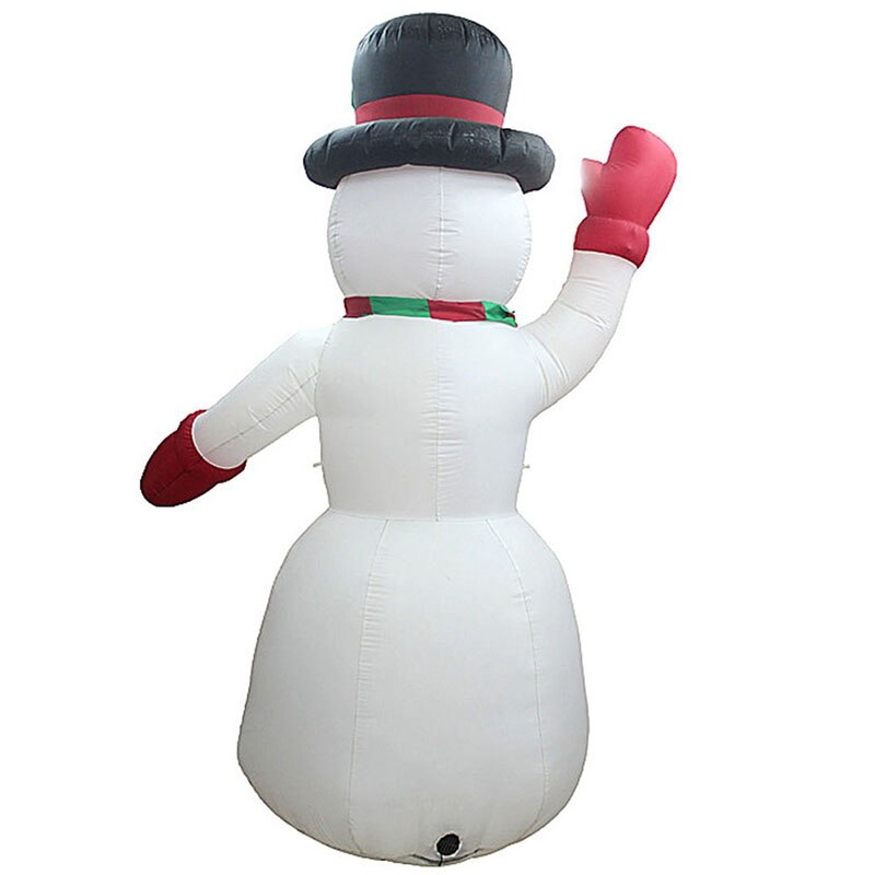 2.4M LED Air Inflatable Snowman with Blower Garden... – Grandado