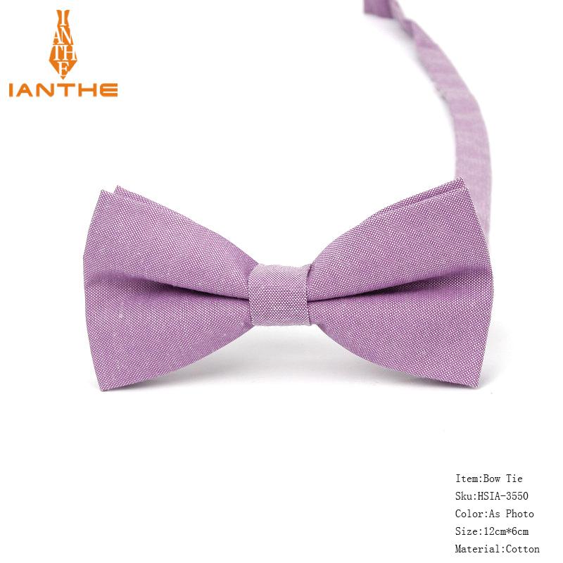 ¡Novedad! Pajarita a la para hombre, corbata de mariposa Lisa pura para hombre, pajarita de boda, lazos de esmoquin, accesorios para hombre,: IA3550