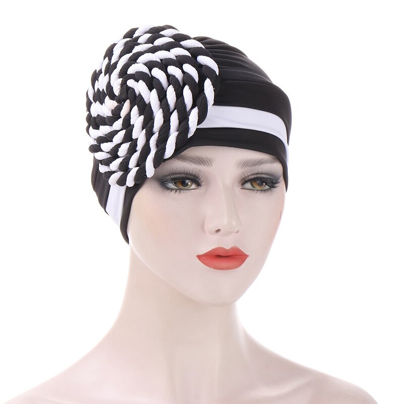 Turban indien, Bonnet pour Femme arabe, écharpe de tête, casquettes intérieures pour Femme musulmane, hiver