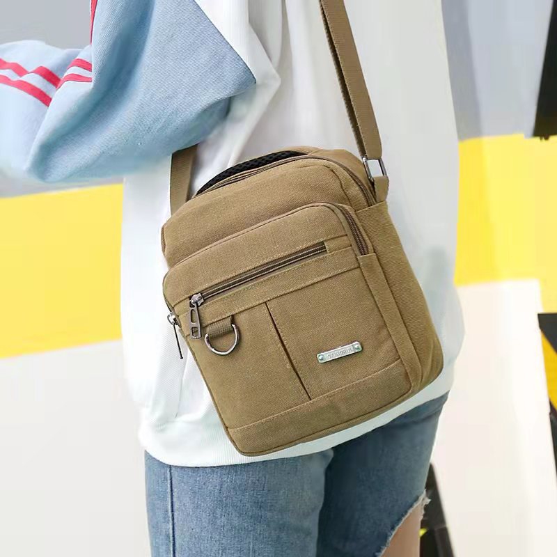 Mannen Handtassen Multifunctionele Schoudertassen Casual Canvas Mannen Tassen Messenger Bags Unisex Paar Canvas Tassen