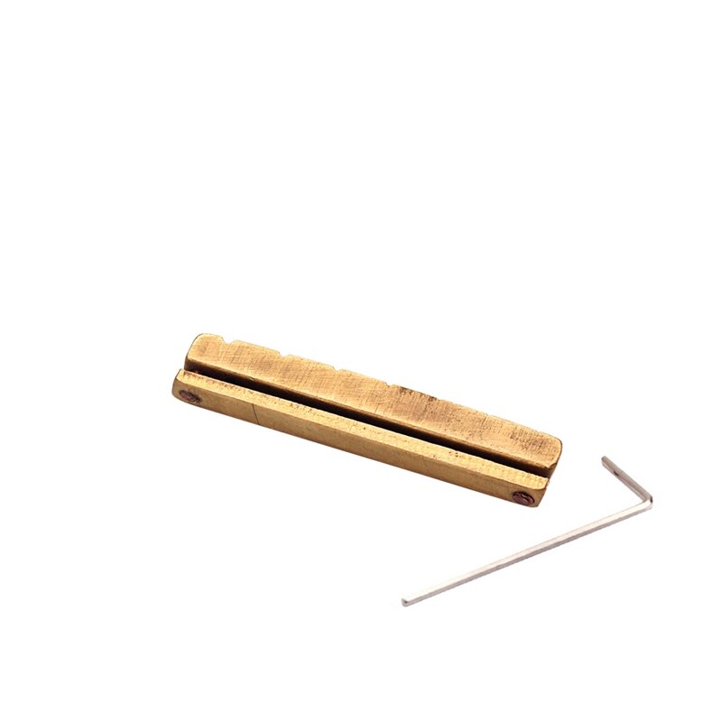 50mm Guitar Brass Bridge Nut for 7 String Electric Guitar with Wrench