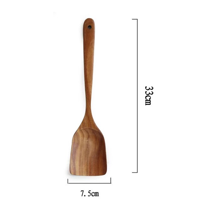 Gadgets Kitchen Utensils Wooden Spoons Utensil Kitchen Cooking Bamboo Tools: Wooden Spatula