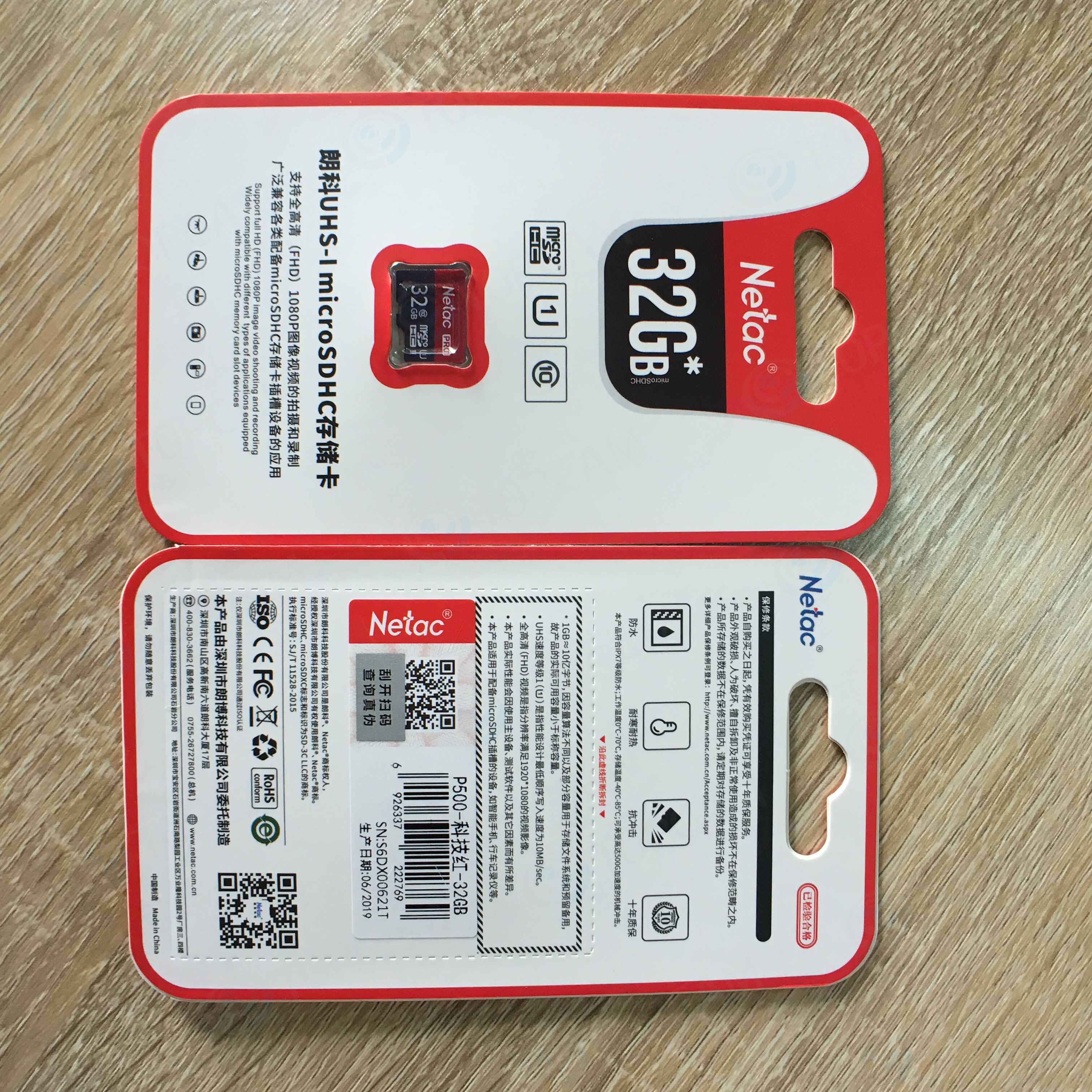 Netac TF Card 64GB Micro SD Card 32GB Memory Card for cctv camera