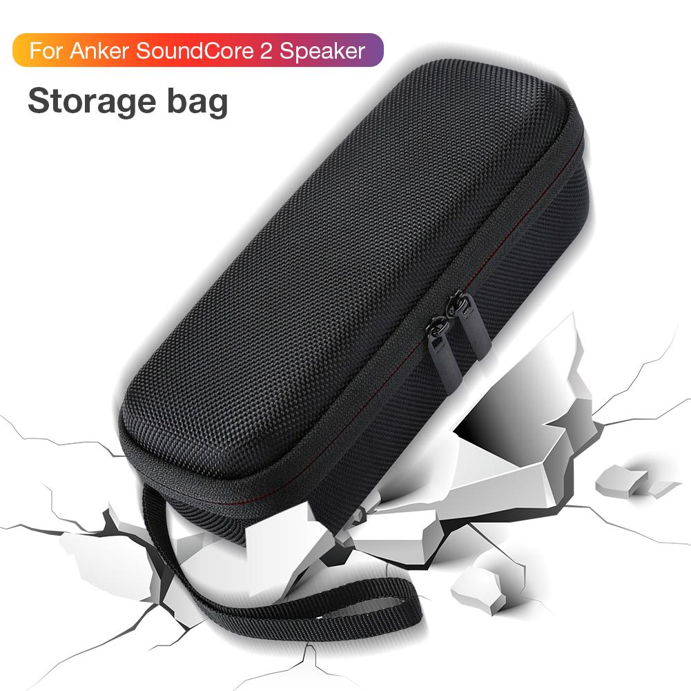 Hard Carry Case Draagbare Draadloze Bluetooth Speaker Opbergtas Met Lanyard Voor Anker Soundcore 2 Speaker