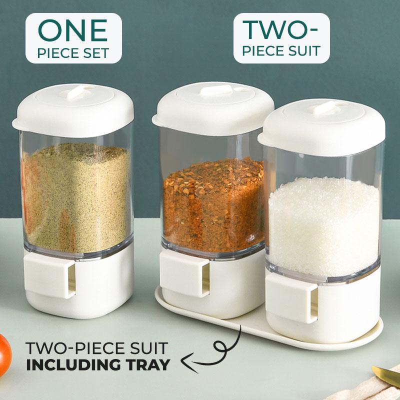 Quantitative Spice Bottle Seasoning Dispenser Metering Spice Jar Salt Cumin Powder Pepper Jar Cook BBQ Tools Kitchen Accessories