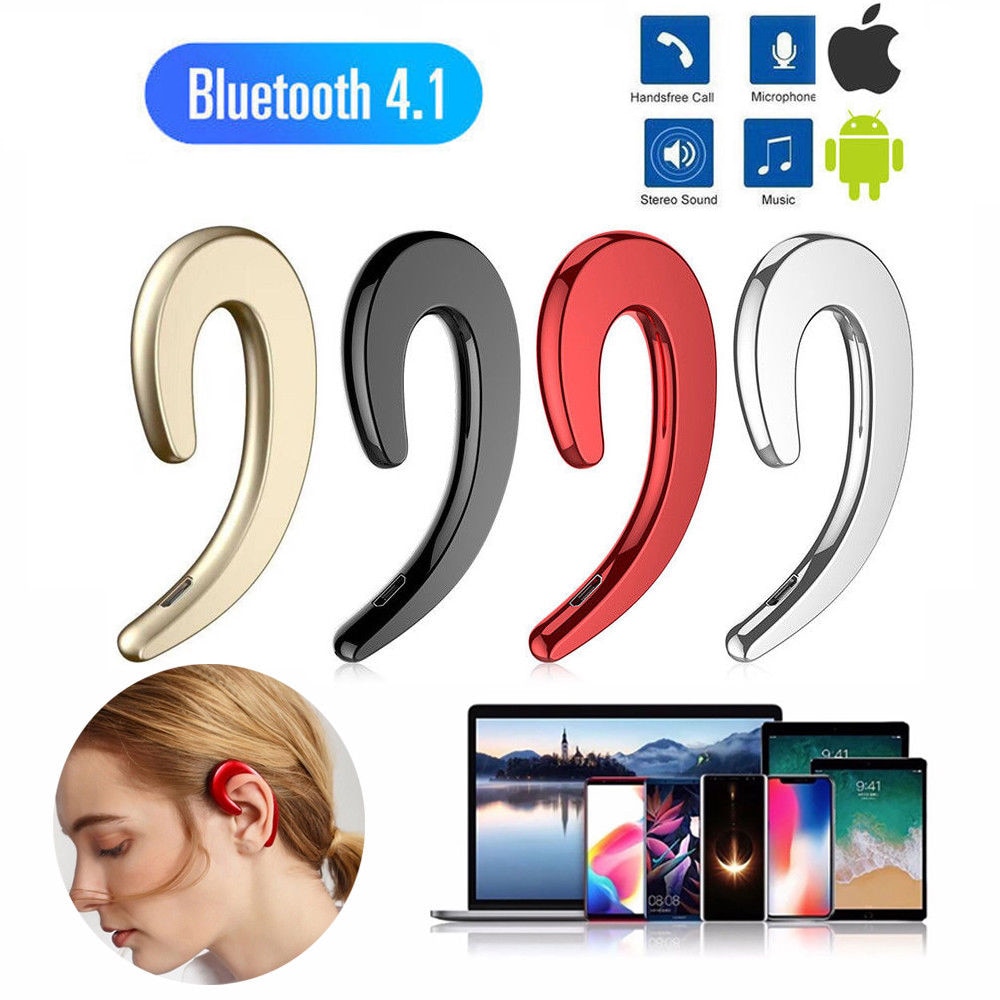 Universele Beengeleiding Oortelefoon Draadloze Bluetooth 4.2 Sport Stereo Headset Voor Laptop Tablet Voor Xiaomi Voor Iphone 7 8 X