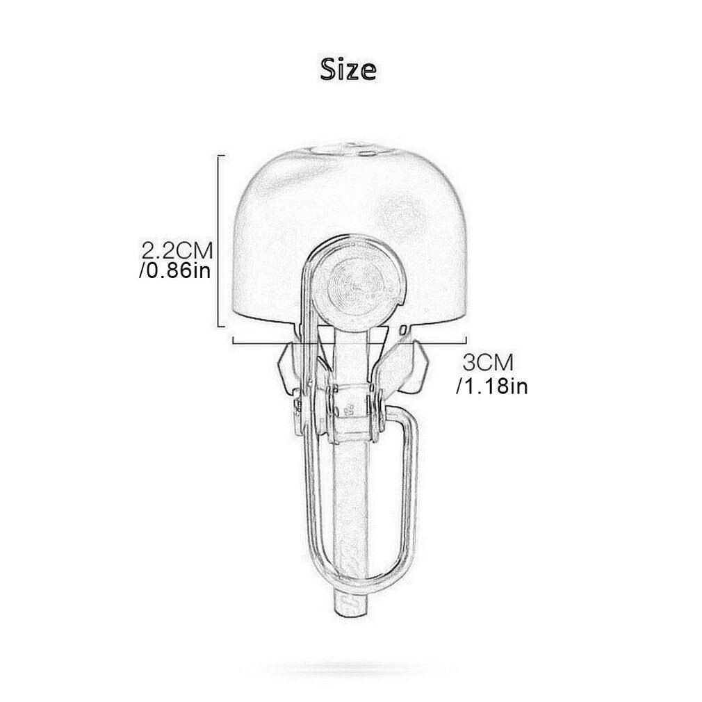 Fietsbel opvouwbare fiets retro bel mountainbike bel hoorn fiets fietsaccessoires fietsbel