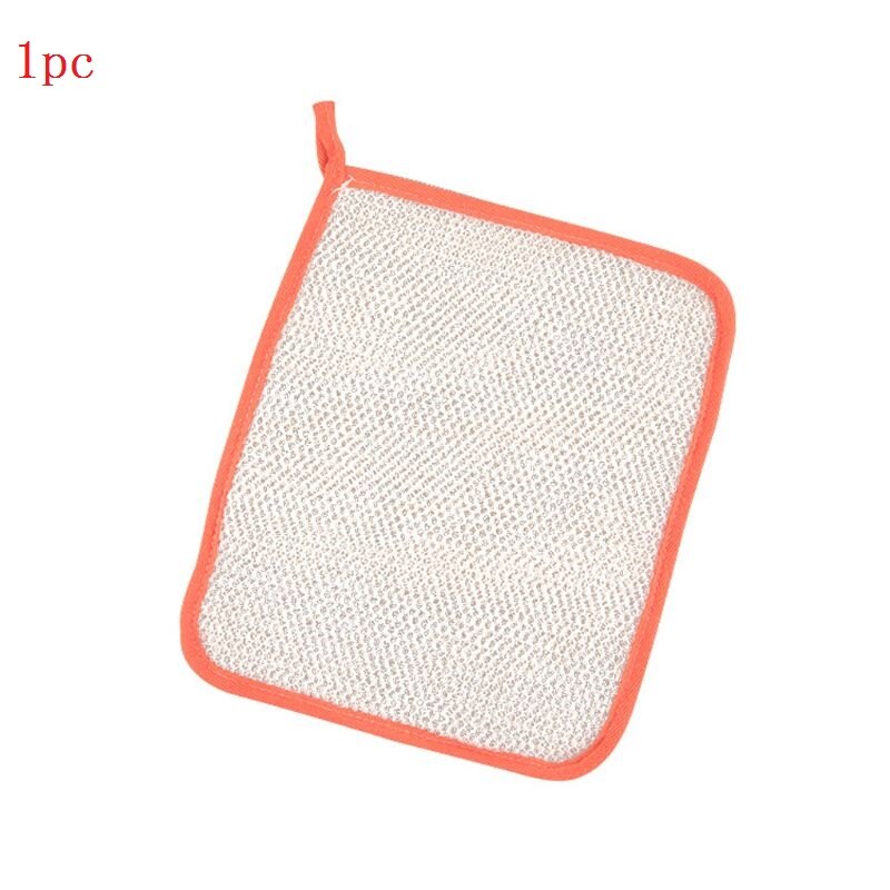 1Pc Exfoliërende Nylon Dubbele Laag Bad Doek Zeep Cleanser Schuimende Gezicht Handdoek