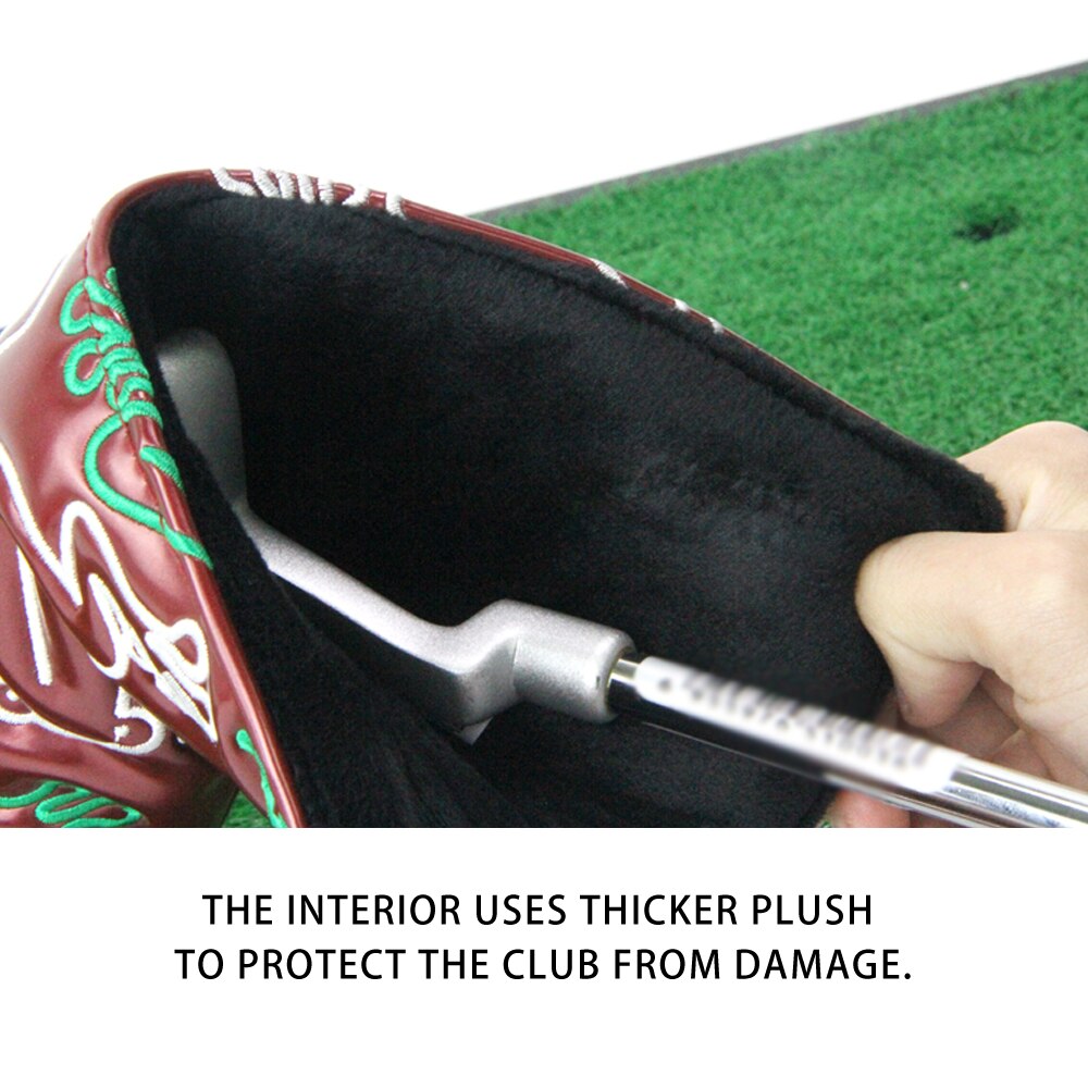 1Pcs Golf Head Covers PU Club Accessories Golf Putter Cover Headcover for Blade Golf Club Head Covers Accessory