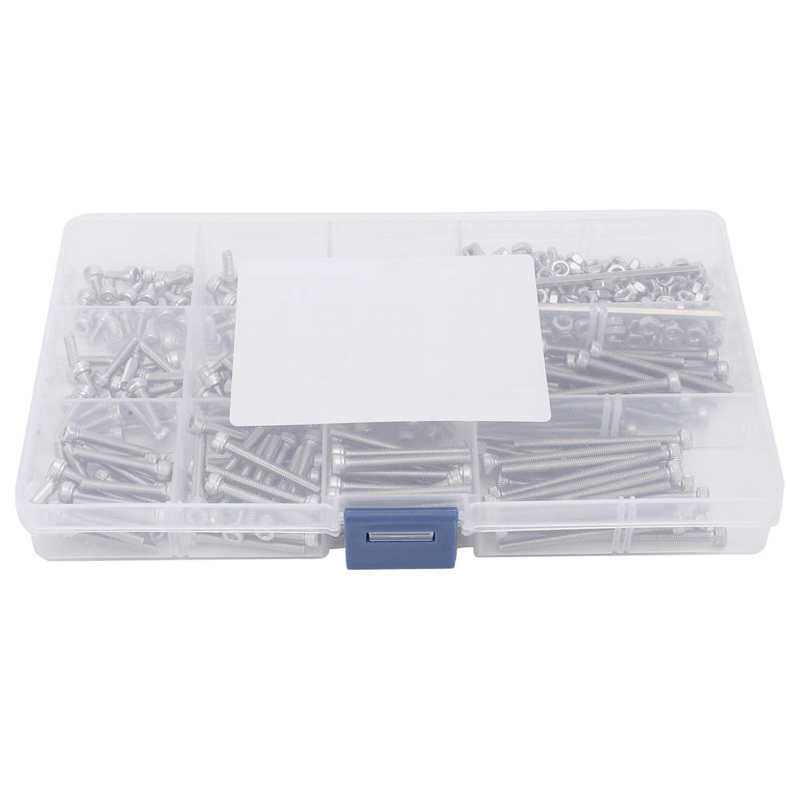 Hexagonal Socket Screw Stainless Steel Sturdy Hex Socket Screw Corrosion Resistance for Office Equipment Communication Equipment