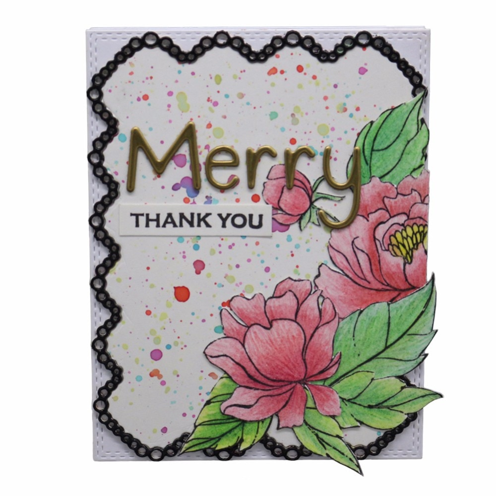 MAYJOYDIY Geometrische Frame Metalen Die Cuts Mozaïek Rechthoek Achtergrond Snijden Dies Lijn Achtergrond Embossing Papier Die Cut Stencils Voor Scrapbooking Party Fotoalbum DIY Papier Ambachten