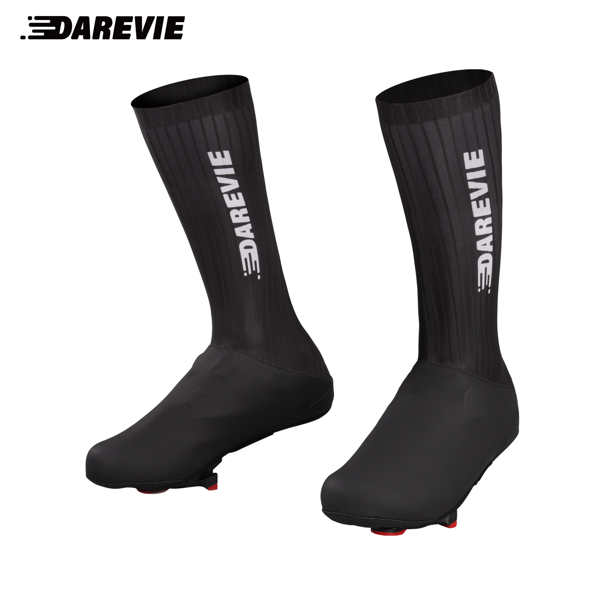 DAREVIE AERO Cycling Shoes Cover Anti-Slip Waterproof Aero Overshoes Cycling Windproof Aero Bike Shoes Cover Bicycle Accessories: L / Ivory