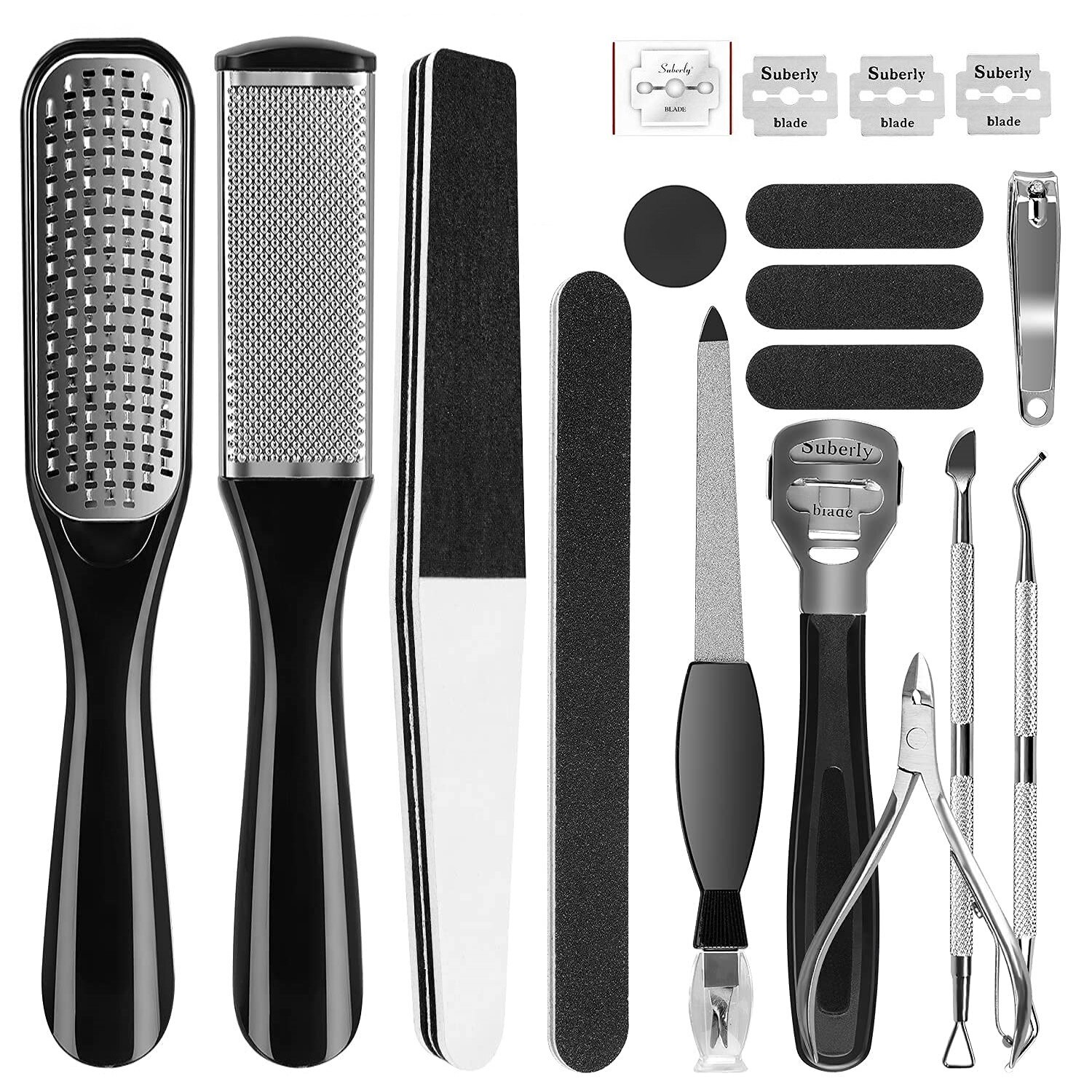 Pedicure Kit Feet Scrubber Dead Skin Remover Foot File Pedicure Tools For Men Women Kids Home Salon Spa Callus Removing Set Stainless Steel Foot Rasp Foot Care Cleaner Nail Clipper P 33720328 Cat 2173 Pedicure Kit Feet Scrubber Dead Skin Remover Foot File Pedicure Tools For Men Women Kids Home Salon Spa Callus Removing Set Stainless Steel Foot Rasp Foot Care Cleaner Nail Clipper P 33720328 Cat 2173