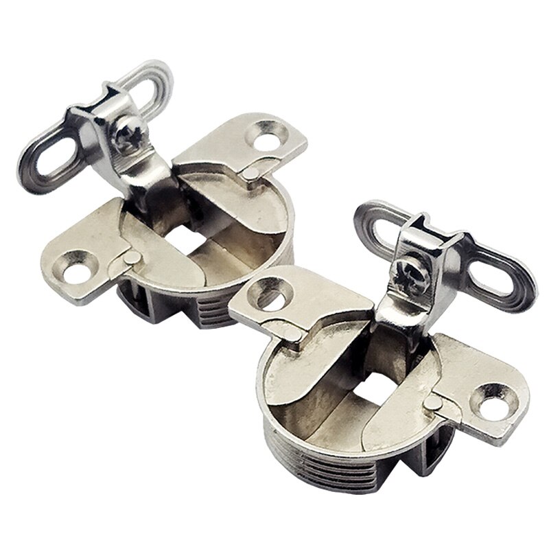 2 Stuks 90 Graden Vouwdeur Scharnier Verborgen Scharnier Soft Close Hydraulische Scharnieren Voor Kabinet Kast Deur Side Panel Connector