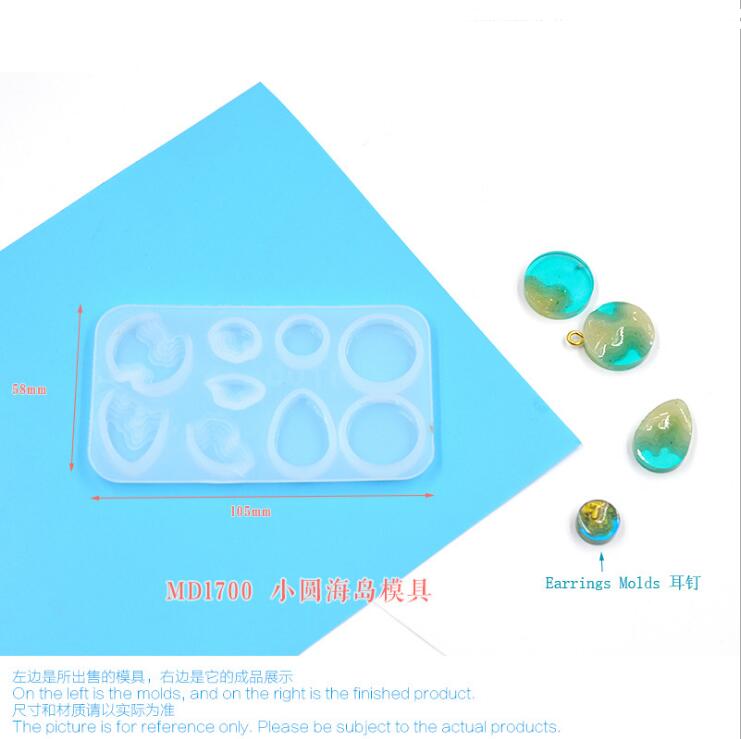 Neue Transparente Silikon bilden Getrocknete Blume Harz Dekorative Handwerk DIY Insel berg bilden Epoxid harz formen für schmuck: 1700