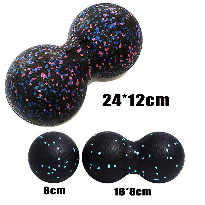 Fitness Ball Set High Density EPP Firm Peanut Massage Balls Lightweight for Myofascial Release Deep Tissue Therapy: 3pcs ball set 1