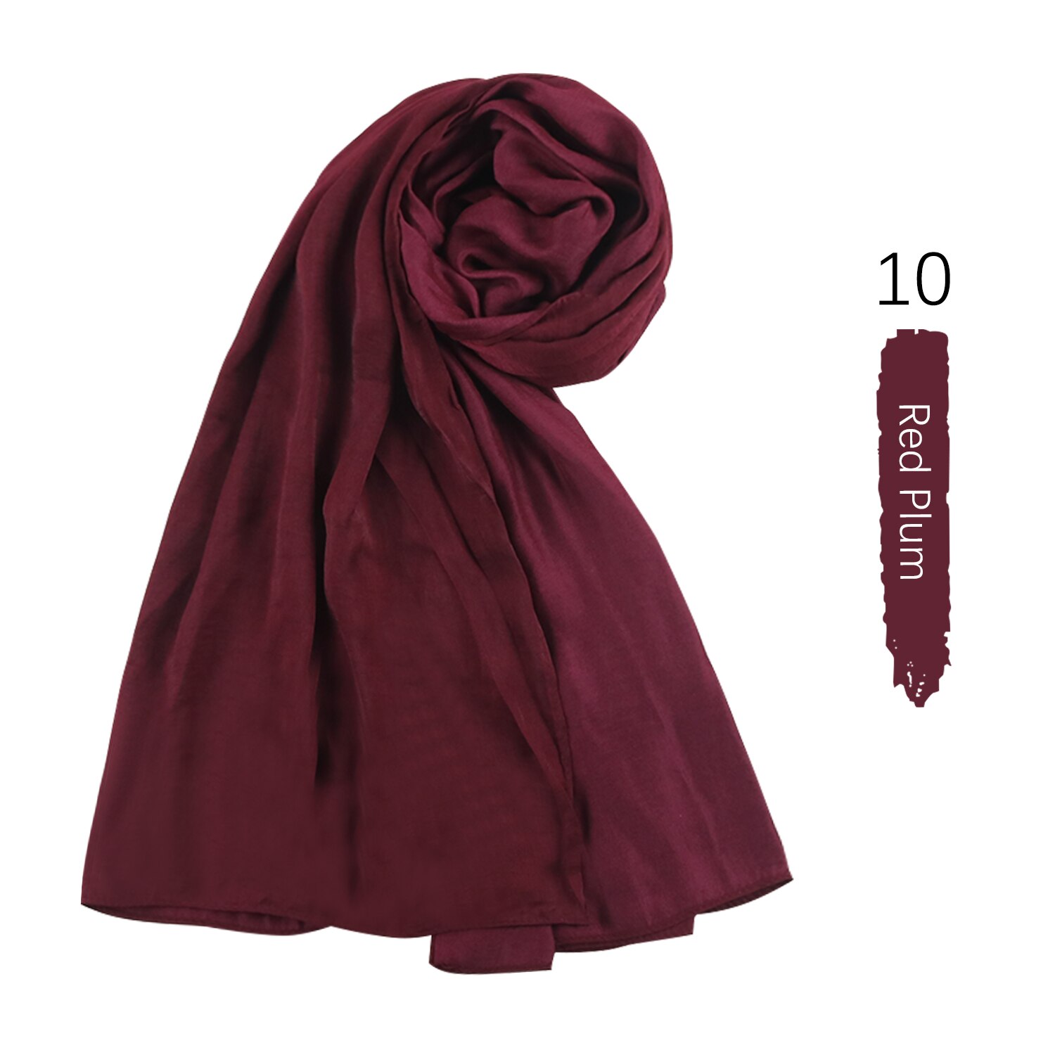 180*80cm miękki woal hidżab szalik dla muzułmanki Kim SideHeadscarf femme musulman holandia arabskie szale i okłady: 10