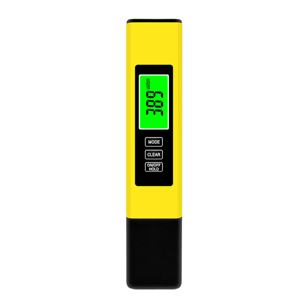 digital Vann tester 4 i 1 - TDS Måler 0-9990 PPM - Bakgrunnsbelyst LCD til Bassenger, Drikkevann, Akvarier: Farger