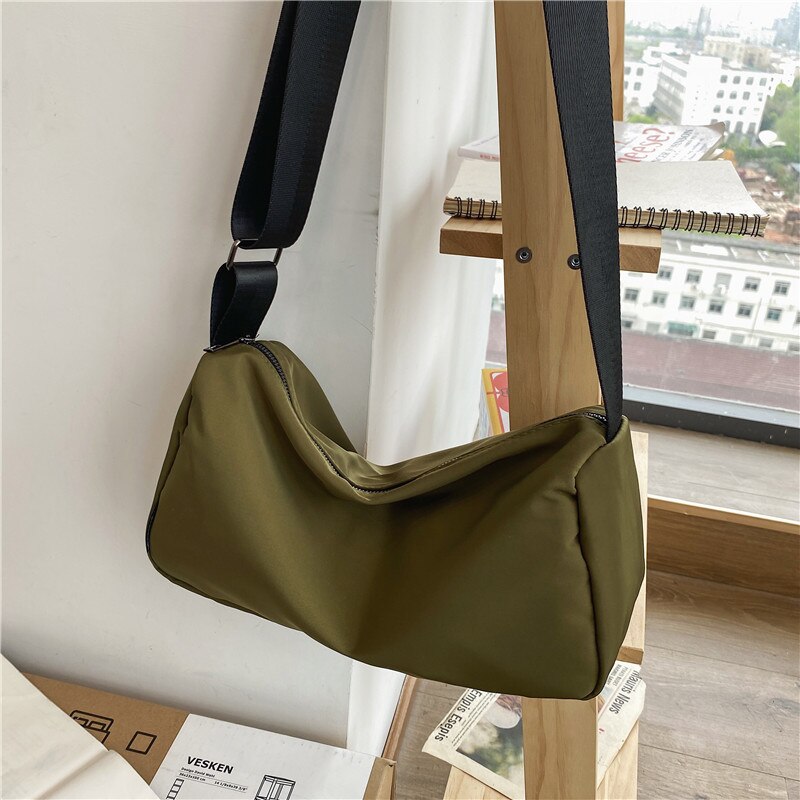 Messenger bag, paartasche, marke, lässig, vielseitig kombinierbar, diagonale schultertasche, kleine tasche, streetstyle-sporttasche: Grün
