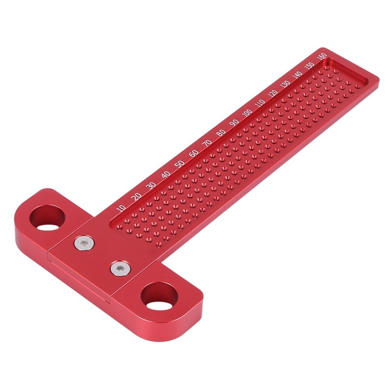 Precision Woodworking T-Square Measuring Tools Scribe Aluminum Alloy