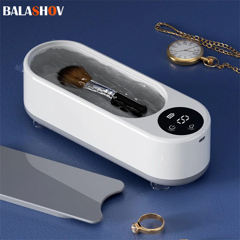 450Ml Ultrasone Reiniger Tandheelkundige Ultra Sonische Bad Hoge Frequentie Trilling Sieraden Reiniger Machine Voor Ing Bril Make-Up Borstel