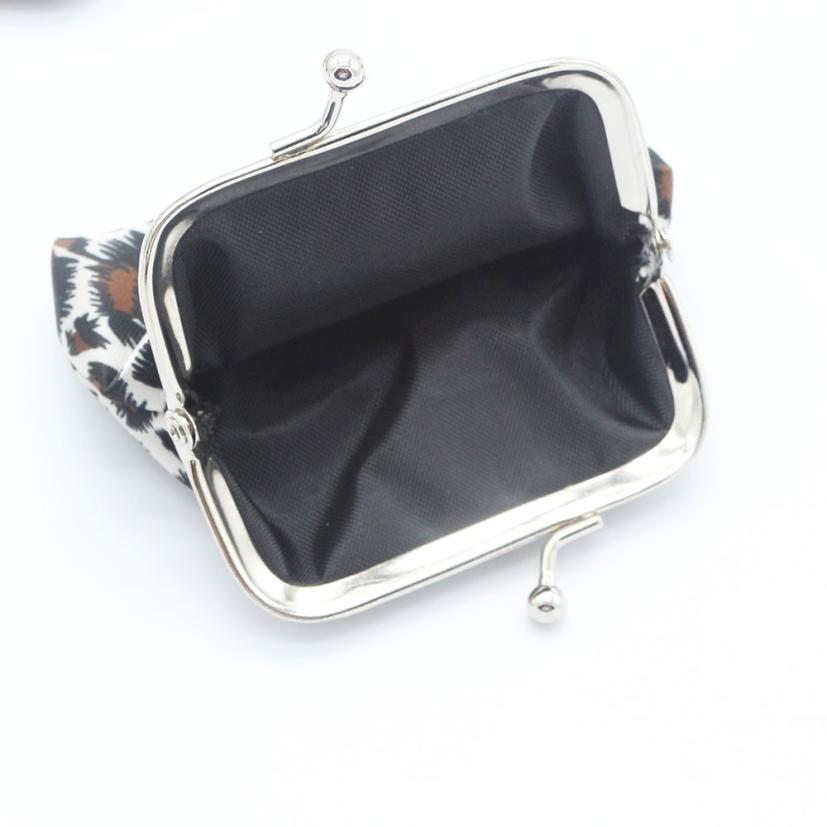 Women Coin Purses Lady Retro Vintage Leopard Hasp Small Wallet Change Pouch Key Card Holder Clutch Purse кошелек женский#Y