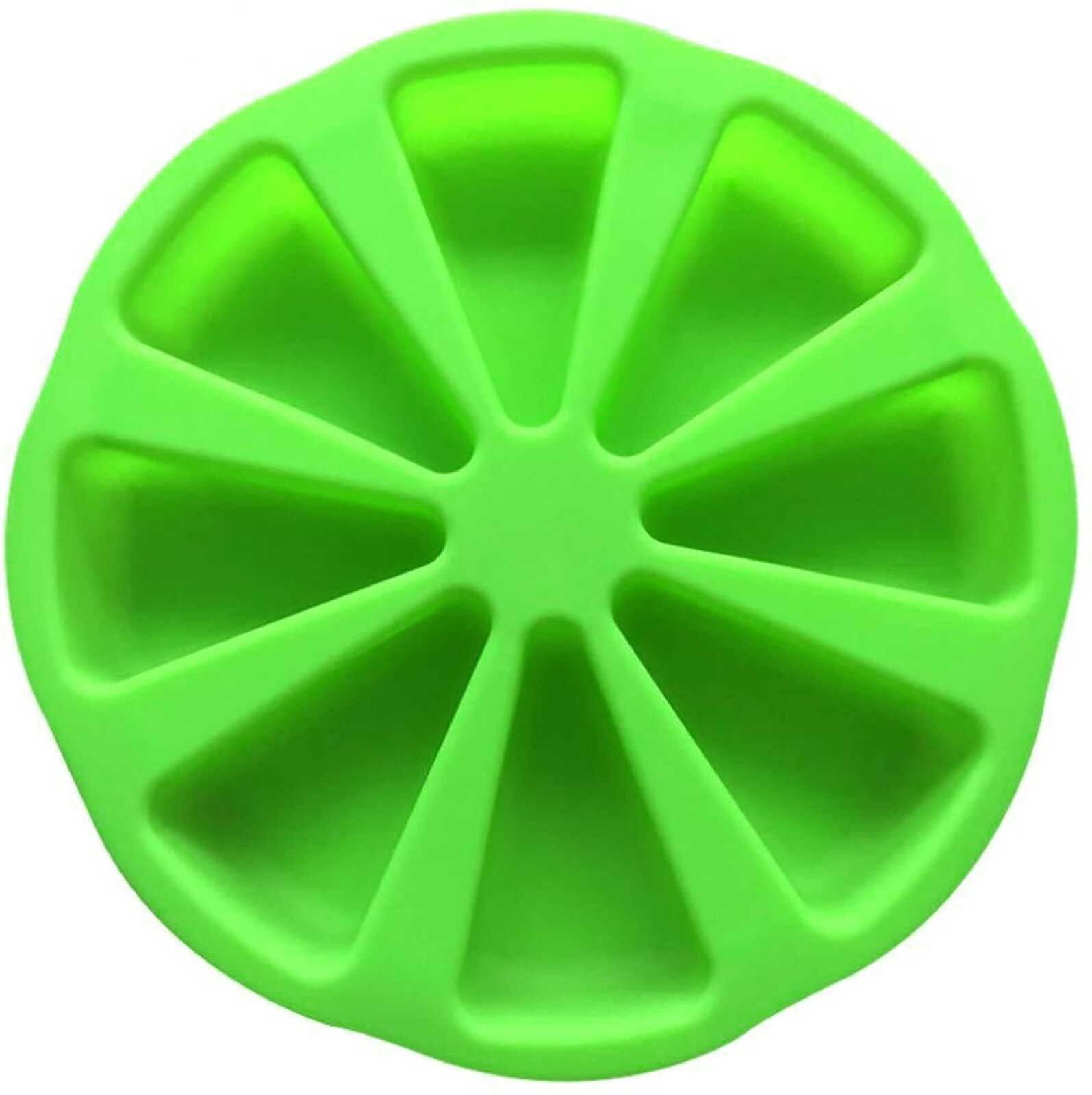 #40 Silicone Baking Cake Mold Silicone Bakeware Baking Food Mold 8 Points Scone Cake Home Used In Microwave Baking Mold Tool: Green 