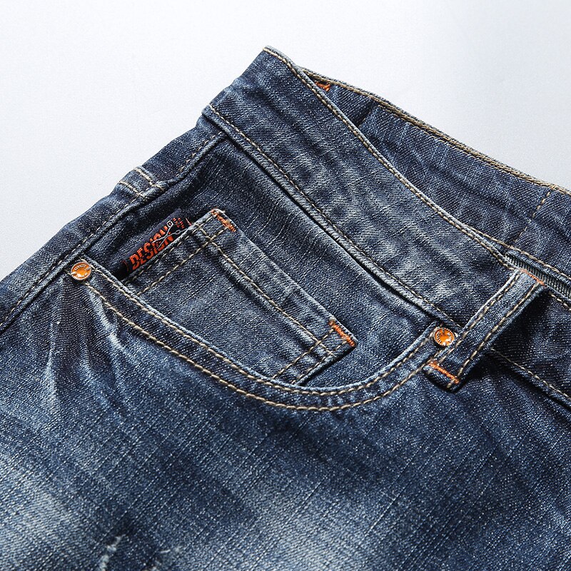 Zomer Elastische Denim Shorts Kleding Mannen Stretch Korte Jeans Casual 98% Katoen