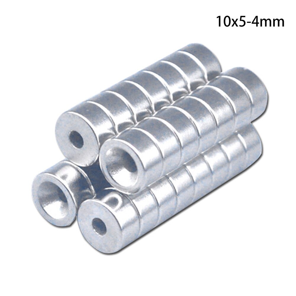 10 ~ 200 stuks 10 x 5-4 sterke neodymium magneten schijf 10 x 5 mm gat 4mm kleine diameter magneet rond verzonken magnetisch 10*5-4 mm 10*5