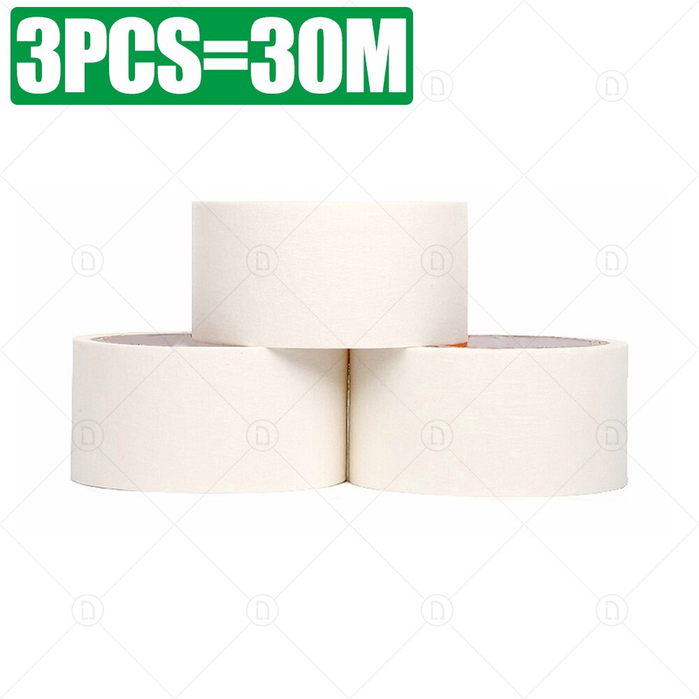 Masking Tape Single Side Car Spraying Adhesive Tape For Car Polishing Drawing Oil Painting Sketch Decorative Writable Paper: 3 PCS