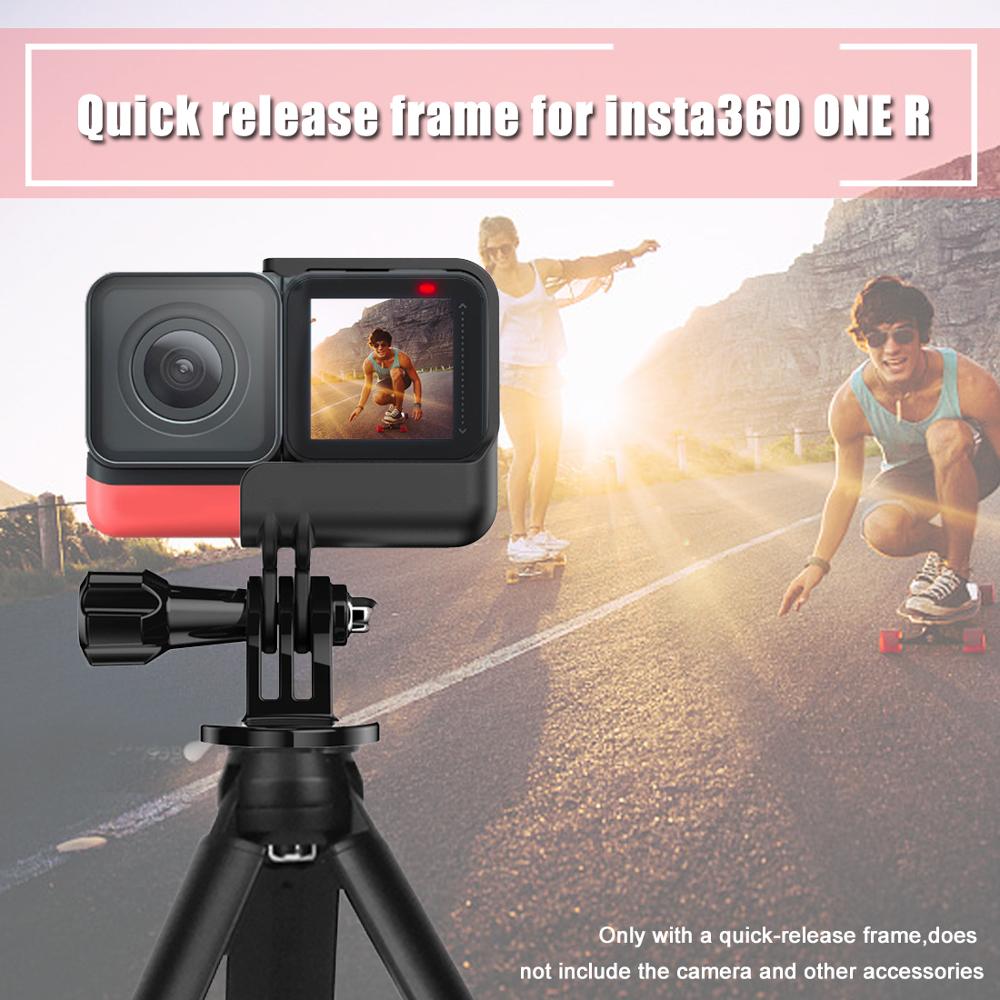 Protective Frame Case for Insta360 One R Quick Release Border Frame for Insta360 ONE R Tripod Adapter Accessories