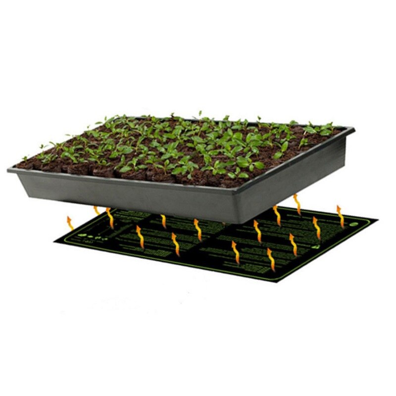 Seedling Heating Mat 52x24cm Waterproof Plant Growth Heating Mat Seed Germination Propagation Clone Starter Pad Garden Supplies