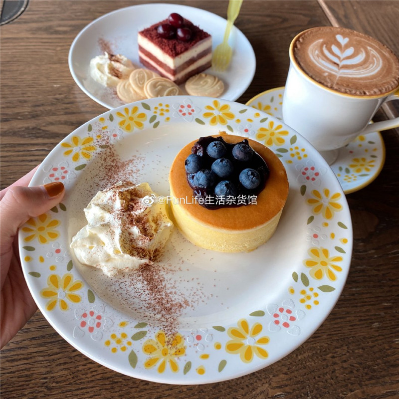French style vintage coffee cup, small porcelain flower coffee cup saucer, dessert coffee cup, household drinking utensil ( ef50cc)
