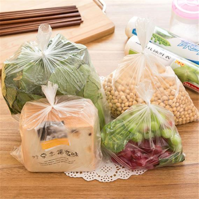 Food Fruit Storage Bag Packaging Plastic Bags Saran Wrap 1 Roll Kitchen Fresh Keeping Heat Sealer Food Saver Bag