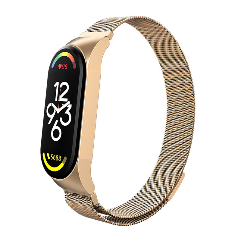 correa mi band 4 5 6 7, Milanese Loop para Xiaomi Mi Band 7, 6, 5 y 4, Correa de reloj de acero inoxidable, pulsera mi band 4, 6, 5, 3, 7 pro
