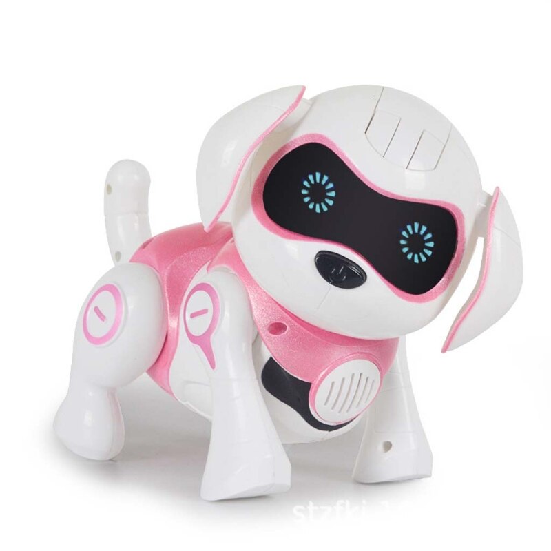 Electronic Animal Pet Intelligent Robot Dog Cool Breathing Lights Dancing Music Robot Puppy Baby Early Education Toy