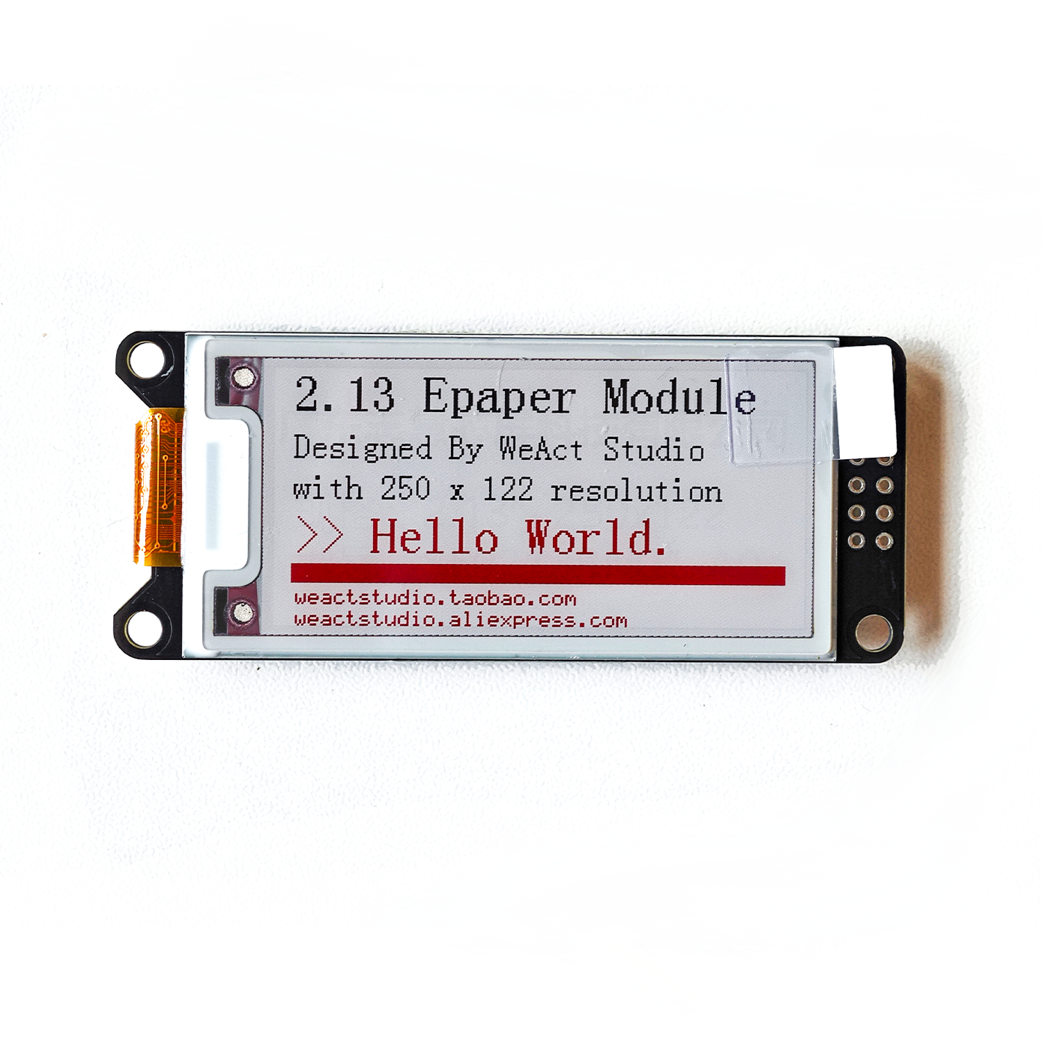 WeAct 2.9'' 2.13" 2.9 2.13 Inch Epaper Module E-paper E-Ink EInk Display Screen SPI Black-White Black-White-Red: Beige