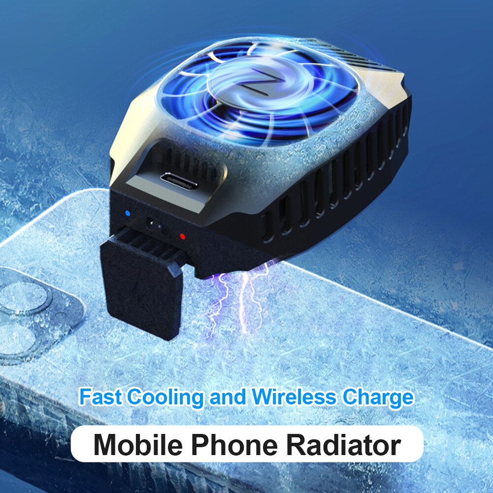 USB C Mobile Phone Cooling Fan Radiator for Smart Phone Gamepad Portable Universal Cooler System Gaming Heat Sink