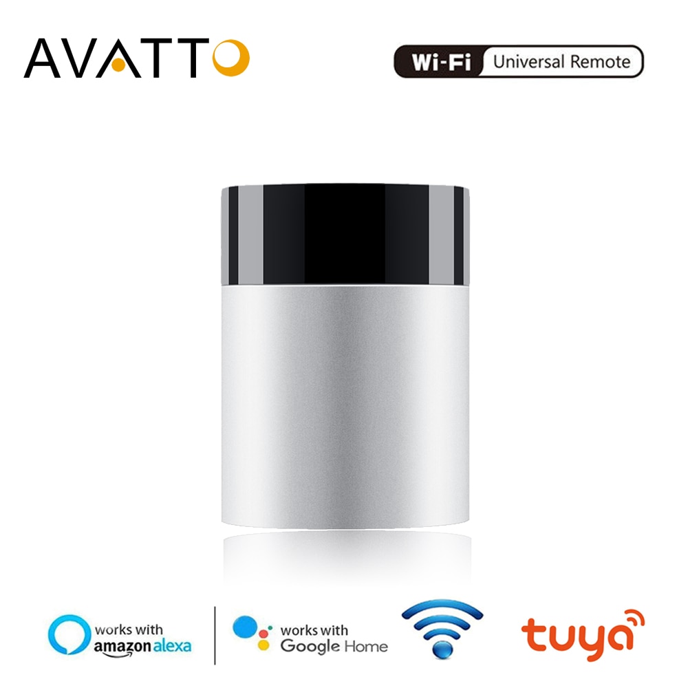 AVATTO Tuya Smart Home Remote Controller, 2,4G Aluminium Legierung WiFi IR Fernbedienung, APP Stimme Steuer arbeit mit Alexa,Google Hause