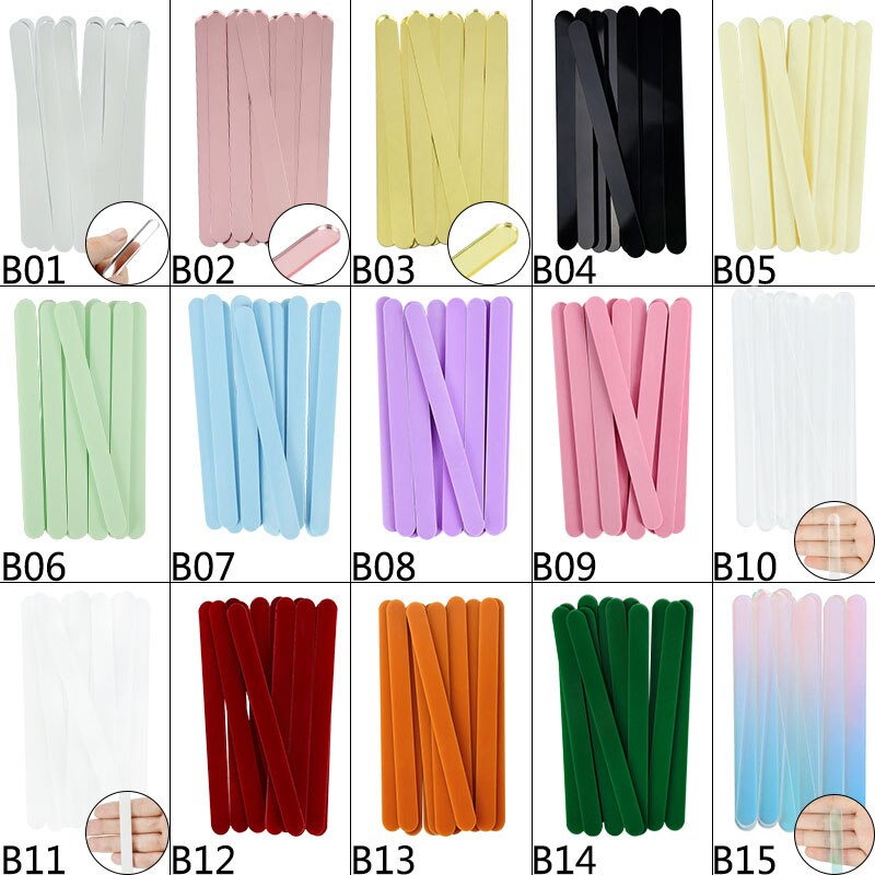 10pcs Acrylic Popsicle Stick Children's Homemade Crafts Ice Cream Stick Handmade Ice Cream Props For Summer Parties With Friends