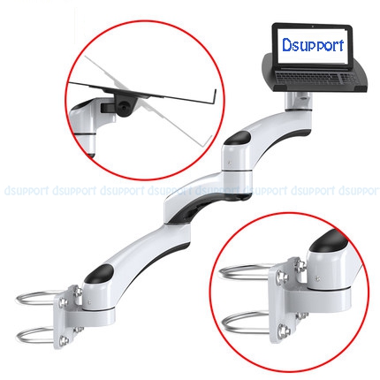 Ultra lange Arm Aluminium-legierung Bewegung wandhalterung Laptop Halfter bett hochständerflansch Laptop Stand Arm monitorhalterung
