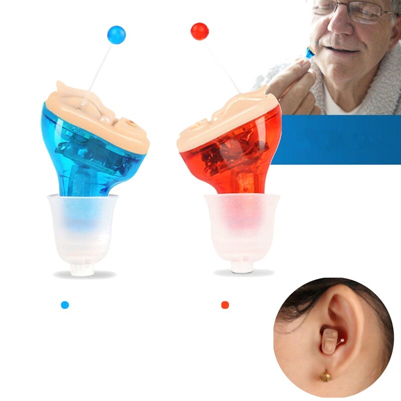 2019 chegada nova profissional quente mini invisível aparelho auditivo in-ear amplificador de voz de som enhancer