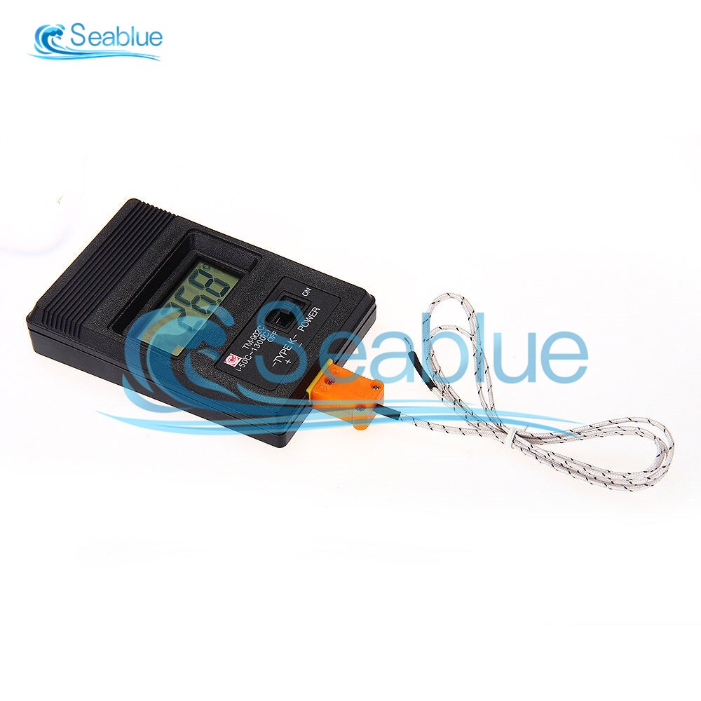 TM-902C LCD Temperature Meter TM902C Digital K Type Thermometer Sensor+Thermocouple Probe Detector (-50C to 1300C)