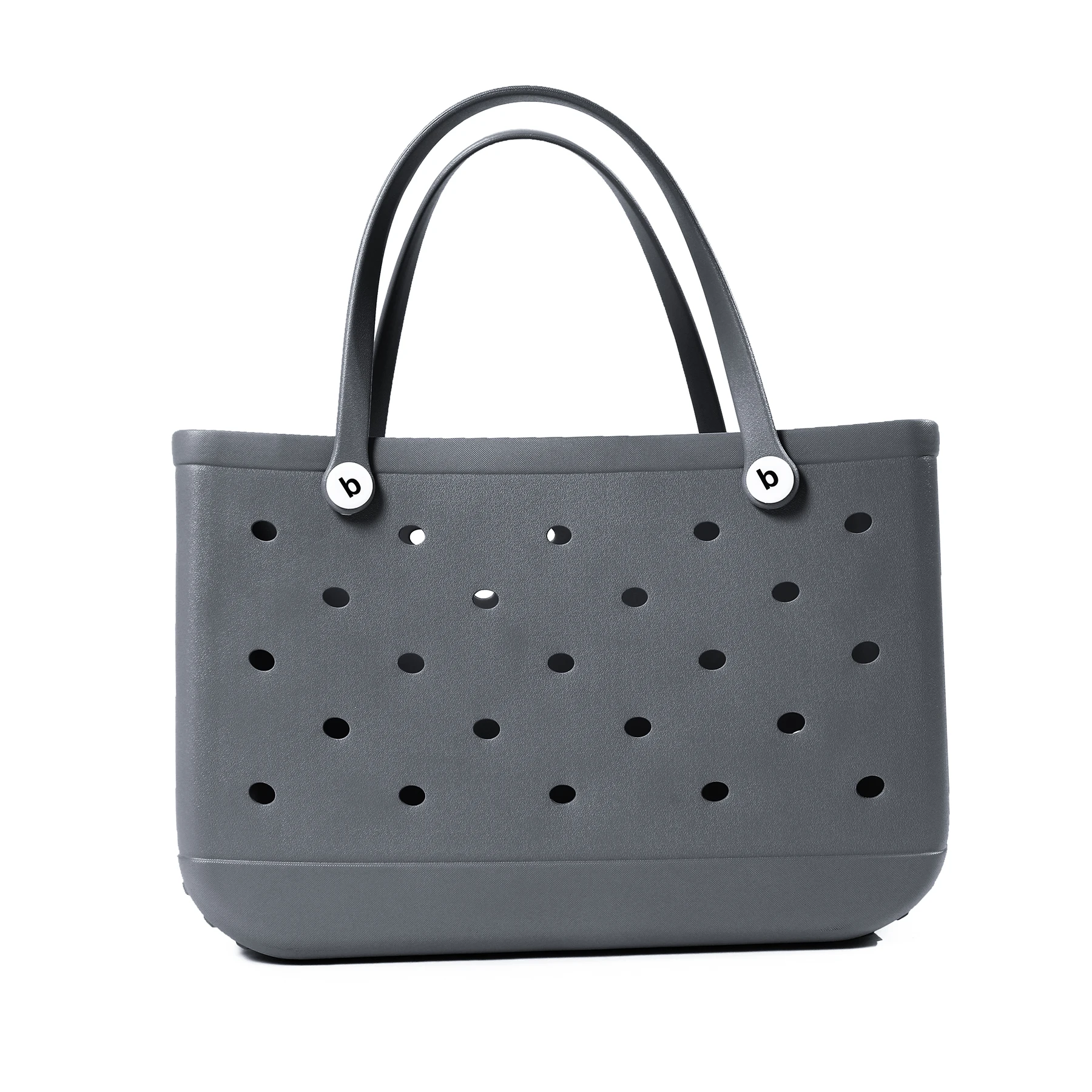 XL extra große Strandtasche aus EVA-Gummi, wasserdicht, für Strand, Reisen, Picknick, Aufbewahrungskorb, Damen-Einkaufshandtasche, Sack Gelee-Einkaufstasche: L / violett