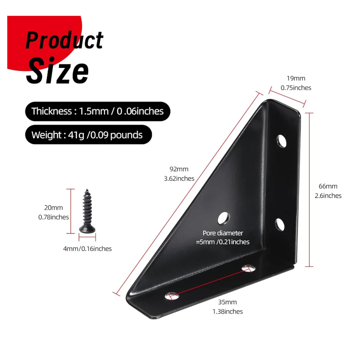 4/8/12/16Pcs Iron Corner Bracket Thickened Wall Fixed Bracket Support Frame Angle Corner Brackets For Shelves